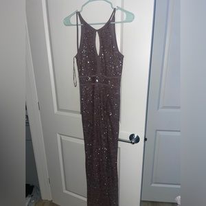 Sparkly Purple Ballroom Dress